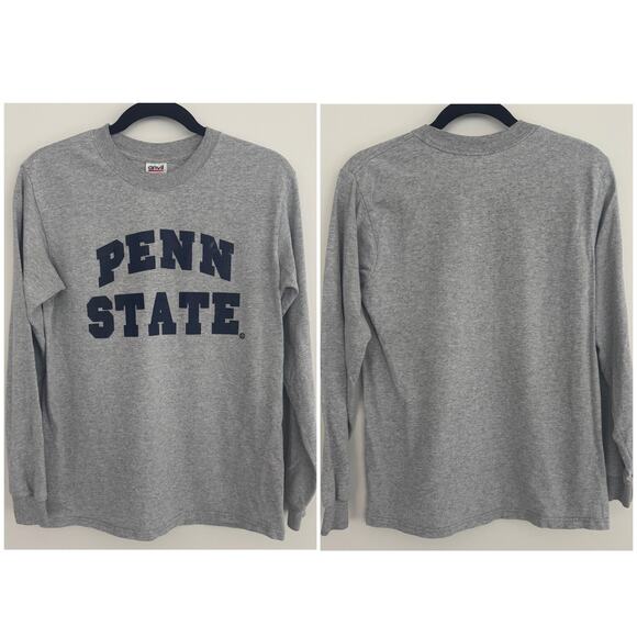 Anvil Pre-Shrunk PSU Penn State Long Sleeve Tee - Picture 1 of 5